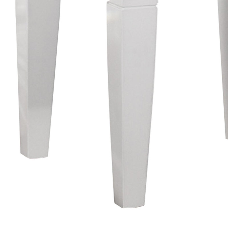 Solid + Manufactured Wood Accent Stool