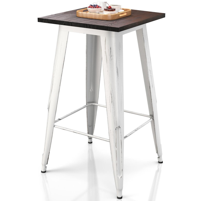 Table de salle à manger à hauteur de bar Watlington, Blanc