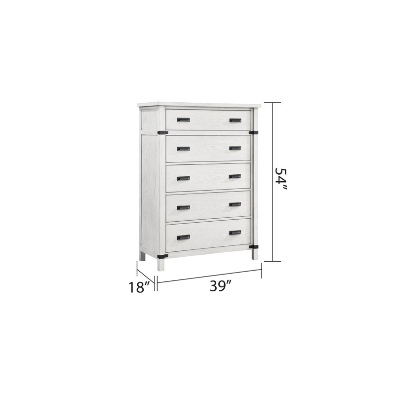 Commode 5 tiroirs Kerle