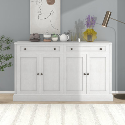 Buffet polyvalent avec grand rangement, tablettes réglables et design élégant pour une décoration moderne