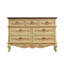 Commode décorative sculptée en bois massif à sept tiroirs-103419005
