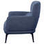 Chaise d'appoint In Blue avec pieds en métal-1550773544