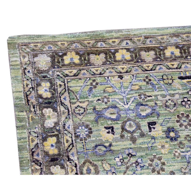 Hand Knotted Oriental Area Rug, Rectangle 9' x 12'