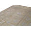 Tapis bleu clair / brun unique de 8 pi 11 po x 12 pi 1 po
