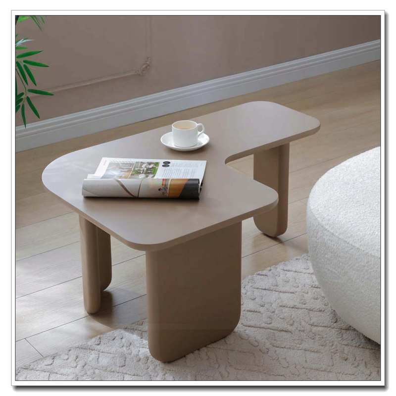 Table basse en L 35,43 po, Kaki