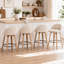 Tabourets de bar pivotants en velours Louise-316411225-316411231