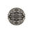 Black Traditional Checkered Floral Woven Base Washable Carpet-1043985984