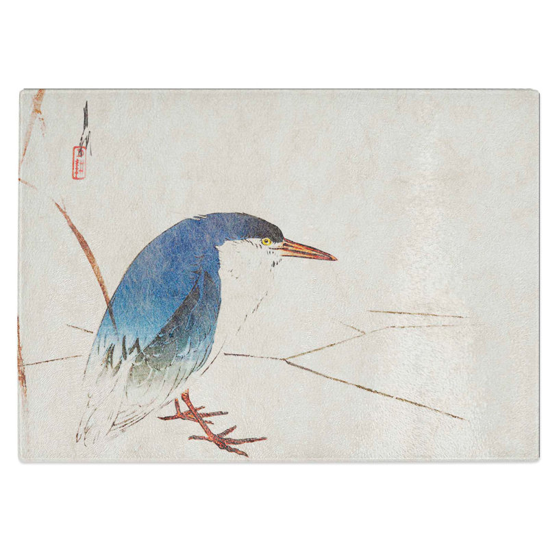 Tempered Glass Bird Chopping Board, 28.5 cm W x 20 cm L