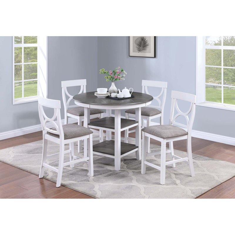 5-Pcs Counter Height Dining Set