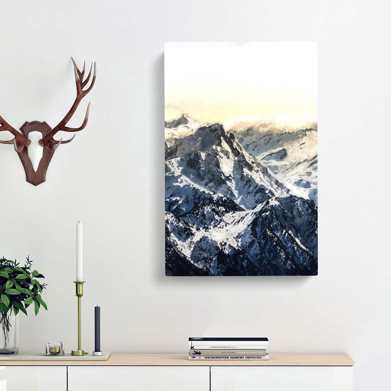 Mountains In France - Wrapped Canvas, 50cm H x 35cm W x 3cm D