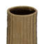 Vase de sol décoratif en métal pour la décoration d'espaces ouverts - Vase de table haut moderne avec finition texturée pour le salon ou les coins-1543045058-1526808423