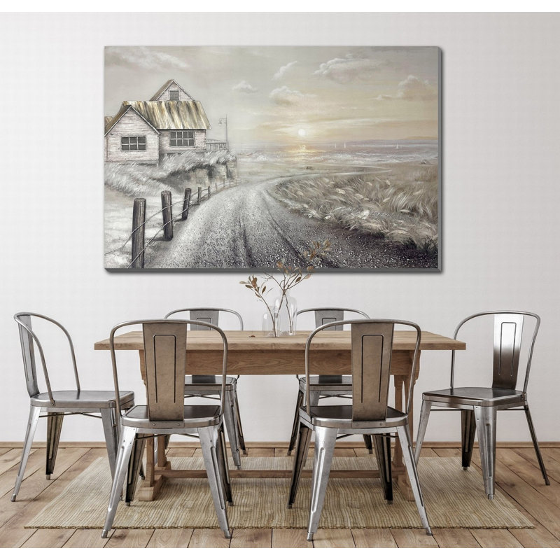«Road to Sunrise», art mural sur toile