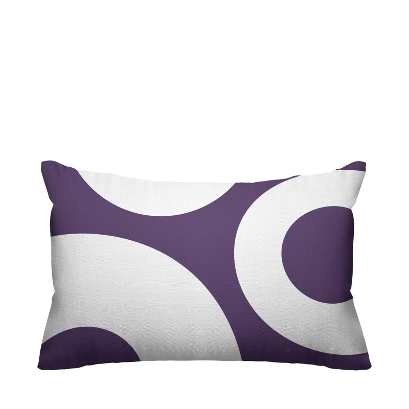 Coussin lombaire intérieur / extérieur Luella, Violet