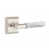 Satin Nickel/White Marble selected