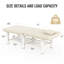 Table de massage professionnelle 75 po, table pliante en similicuir confortable, lit de massage avec dossier réglable et coussin de tête-124944684