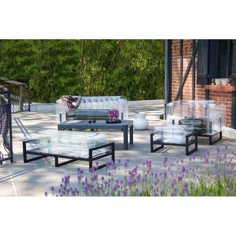 Yomi Outdoor Seat/Back Cushion, Clear