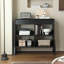 Commode d'appoint en bois massif Mildaras-482649873