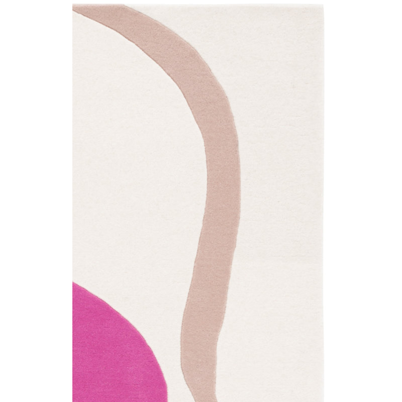 Tapis Fifth Avenue 141 en ivoire / rose, Rectangle 8 pi x 10 pi