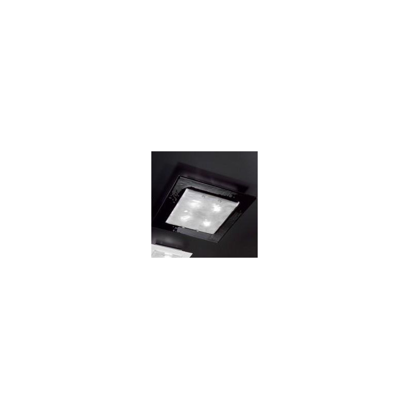 Nubes Glass Flush Mount, Smoke