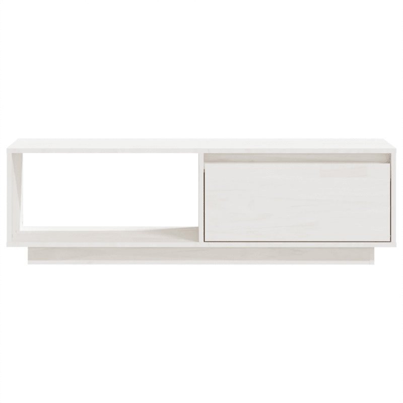 Gavon Unfinished TV Stand, White