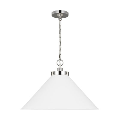 Luminaire suspendu conique 1 lumière Arnell par Chapman & Myers