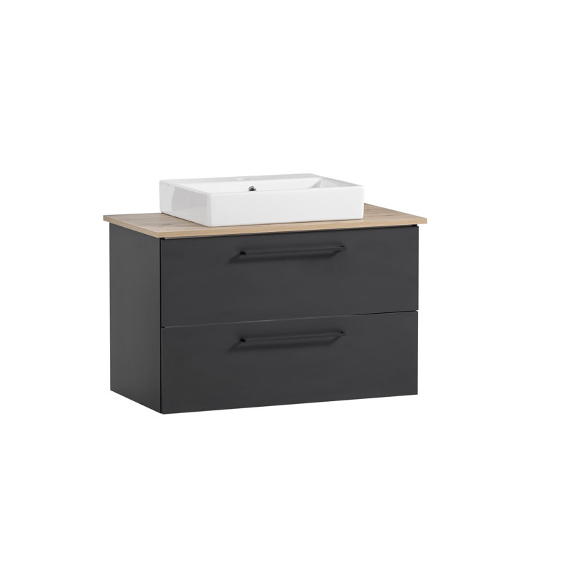 Agila Single Bathroom Vanity with Vessel Basin