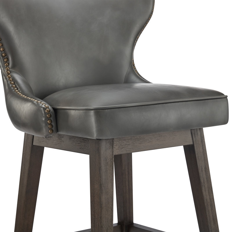 Tabouret de bar et de comptoir pivotant Caraline Caraline, Tabouret de bar (siège d'une hauteur de 30 po)