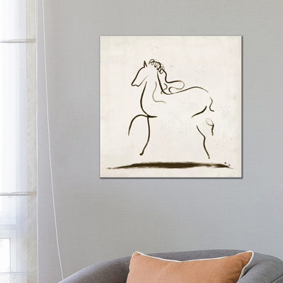 Horse I by Tom Reeves - Wrapped Canvas Print