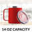Zulay Kitchen Insulated Coffee Mug With Lid - Stainless Steel Camping Mug Tumbler With Handle-113775250