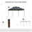 11' X 11' Pop Up Canopy, Outdoor Patio Gazebo Shelter With Removable Zipper Netting, Instant Event Tent W/ 114 Square Feet Of Shade And Carry Bag For Backyard, Garden-113577986-113577990