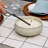 TIKI® Brand 7 Inch Diameter Ceramic Concrete Bowl White