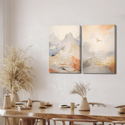 2 Piece Wrapped Canvas Print