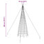  LED Christmas Tree with Ground Spikes 400 cm Iron-1813375265