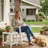 2-Piece HDPE Outdoor Rocking Chair Set With Side Table, All-Weather Porch Rocker And End Table Bundle-811139462