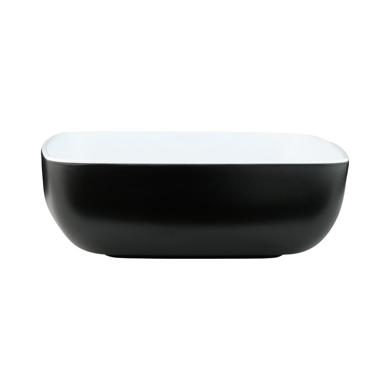 31 oz. Salad Bowl, White/Black