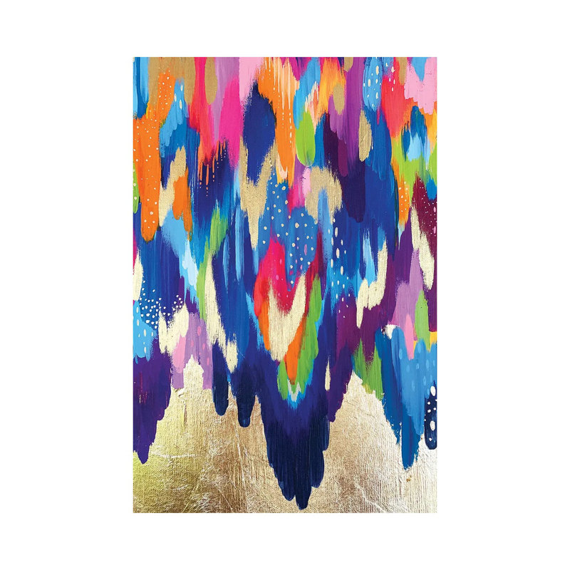 «Brush Strokes Lxxviii» par Ettavee, impression sur toile tendue, H 26 po x l 18 po x 1,5 po