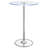 Thea LED Bar Table Chrome And Clear