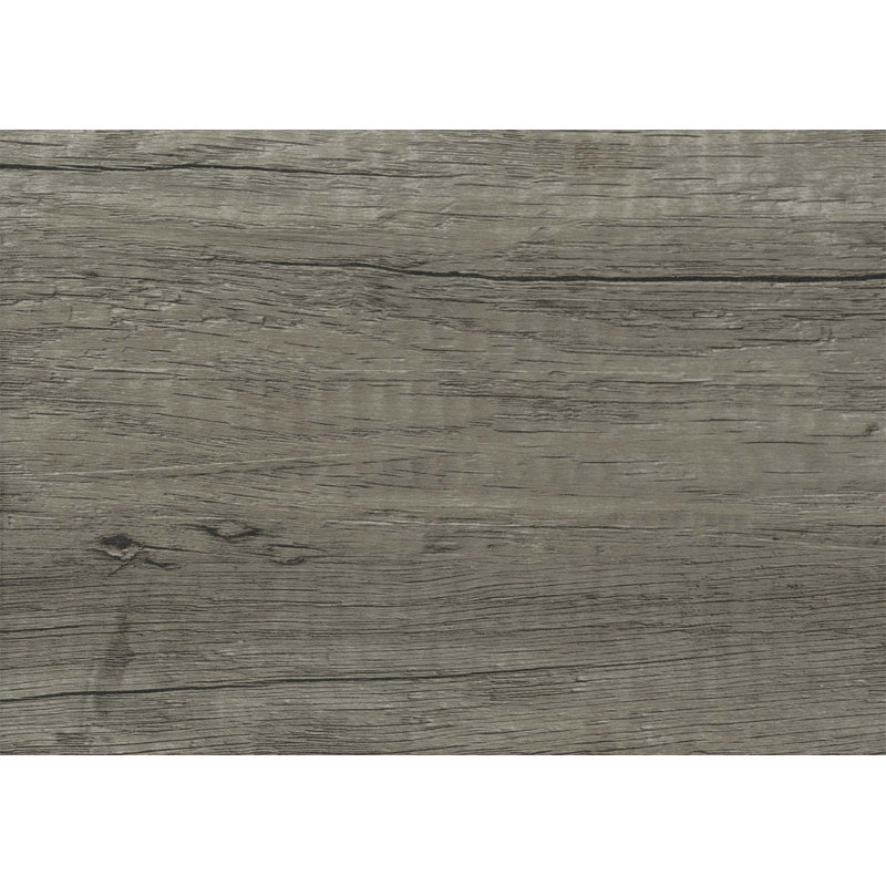 Commode en bois rustique à 6 tiroirs de style rustique pour meubles de chambre à coucher transitionnels, Gris