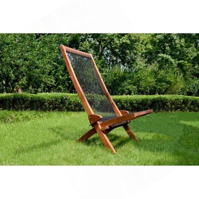 Chaise pliante en bois