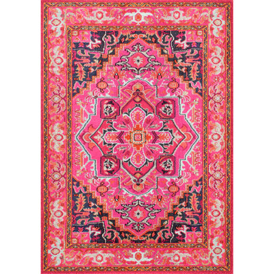 Tapis oriental violet / rose Jynell