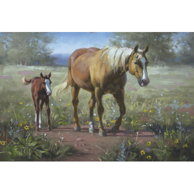 Comin in 1 Piece Wrapped Canvas Painting