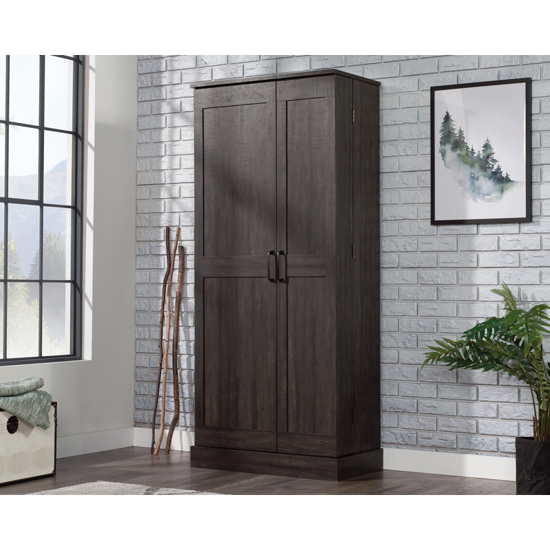 Armoire de rangement double Brunoy Rp 3A, Brun