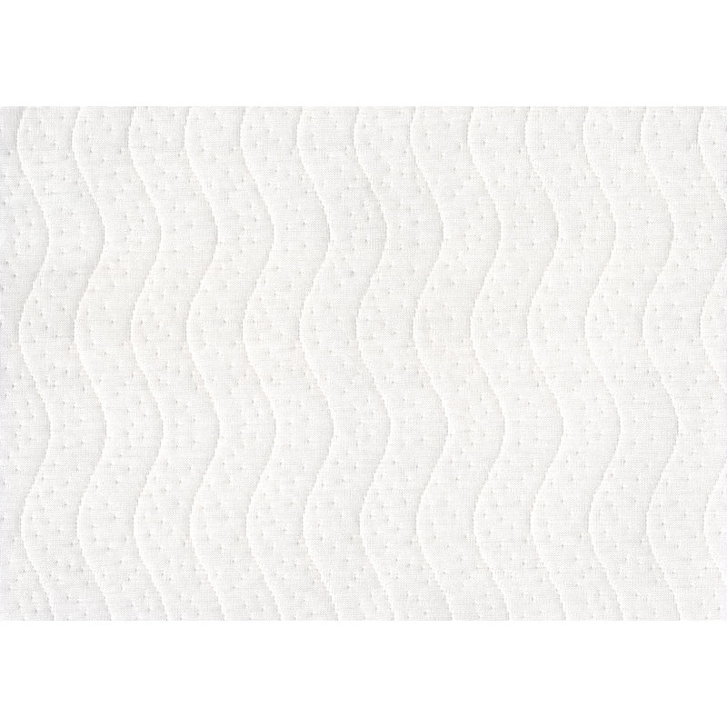 California Mattress Foundation 1Pc Metal Frame With Textured Fabric Cover, California King