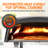 NutriChef Non-Stick Aluminum 12.8'' Pizza Stone