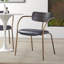 Chaise avec accoudoirs rembourrée Rayvone
