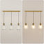 3 - Light Copper Chandelier Pendant