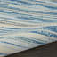 Tapis bleu abstrait tissé à la machine Poyen-1034209636