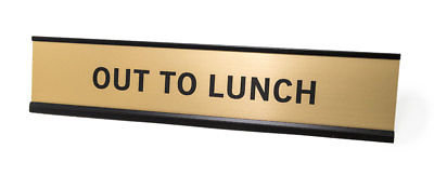 Out to Lunch Sign