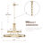 Jackeline 20 - Light 38" Polished Brass Modern Luxury Crystal Chandelier For Dining Room Or Living Room-2074363059