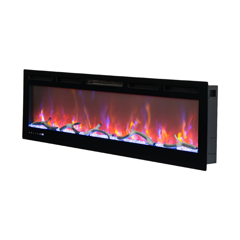Wrought Studio 50 " W Black Electric Stove